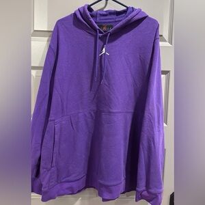 Air Jordan Purple Hoodie with Logo